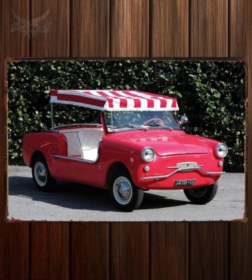 Металлическая табличка Autobianchi Bianchina Jolly